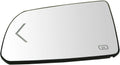TRQ Driver Side Mirror Glass Heated for 2007-2013 Toyota - Direct Fit
