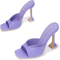 Cape Robbin Lithe Sexy High Heels for Women - Square Open Toe Chic