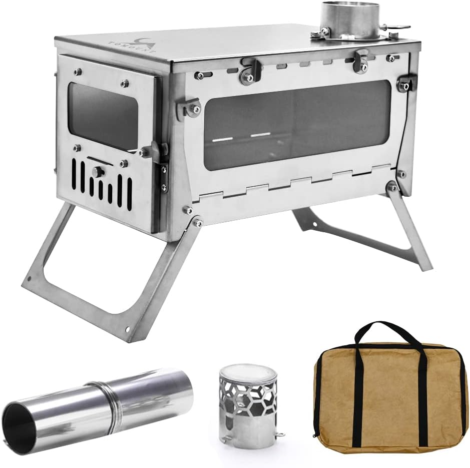 Ultralight Titanium Tent Stove - Portable & Durable!