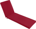 Chaise Lounge Cushions Outdoor 72 x 21 x 3 in - Waterproof Comfort