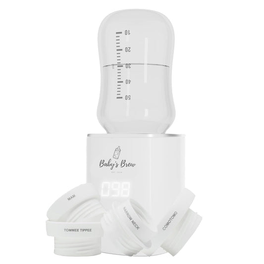 Cordless Baby Bottle Warmer - 8-12 Hour Battery Life, Travel-Friendly