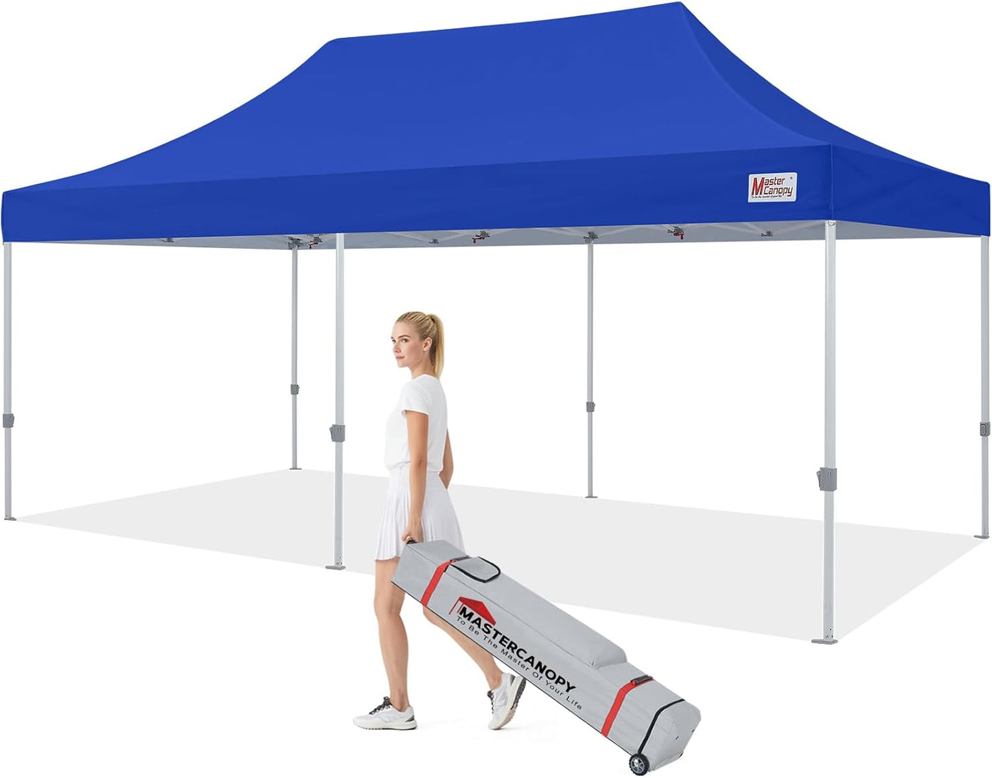 MASTERCANOPY 10x20 Pop Up Canopy Tent for Outdoor Events