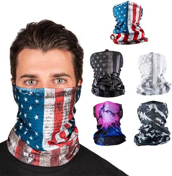 UV 30+ Balaclava 5-Pack for Adults
