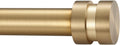 Adjustable Warm Gold Curtain Rods - Stylish & Sturdy Set by Joodxoe