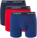 Lacoste Men's 3 Pack Boxer Briefs for Ultimate Comfort and Fit
