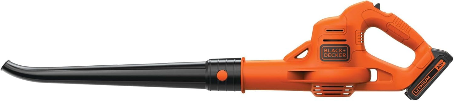 BLACK+DECKER Cordless Leaf Blower with 130 MPH Air Speed