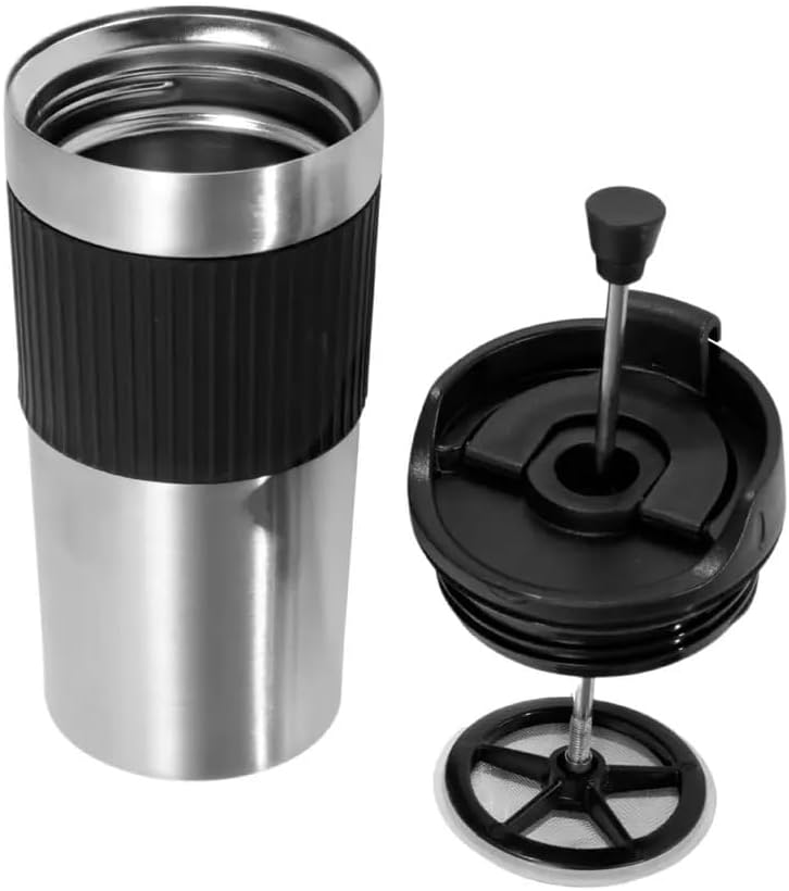 Portable French Press Tumbler - Hot Coffee Anywhere
