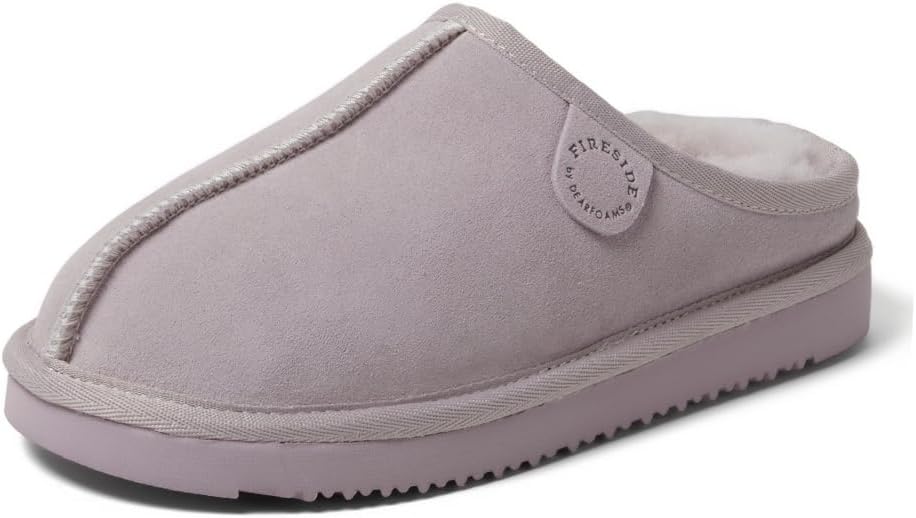 Fireside by Dearfoams Womens Greta Genuine Shearling Clogs