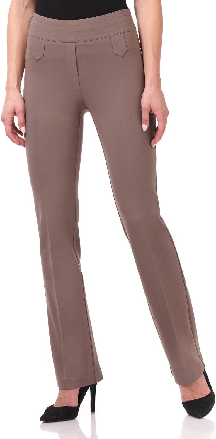 Rekucci Women's Secret Figure Bootcut Pant with Tummy Control