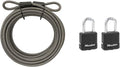 Master Lock Steel Bike Lock Cable and Magnum Heavy Duty Padlocks