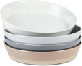 famiware Saturn 4 Pieces Pasta Bowls Set - Stackable Speckled