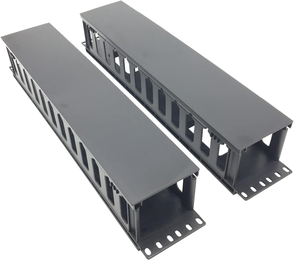 Organize Cables Efficiently with 2U 12-Slot Rack Mount Organizer