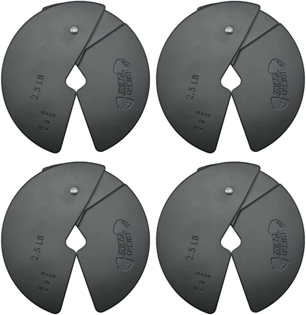 Micro Gainz 2.5 lb Weight Plates for Dumbbell Training