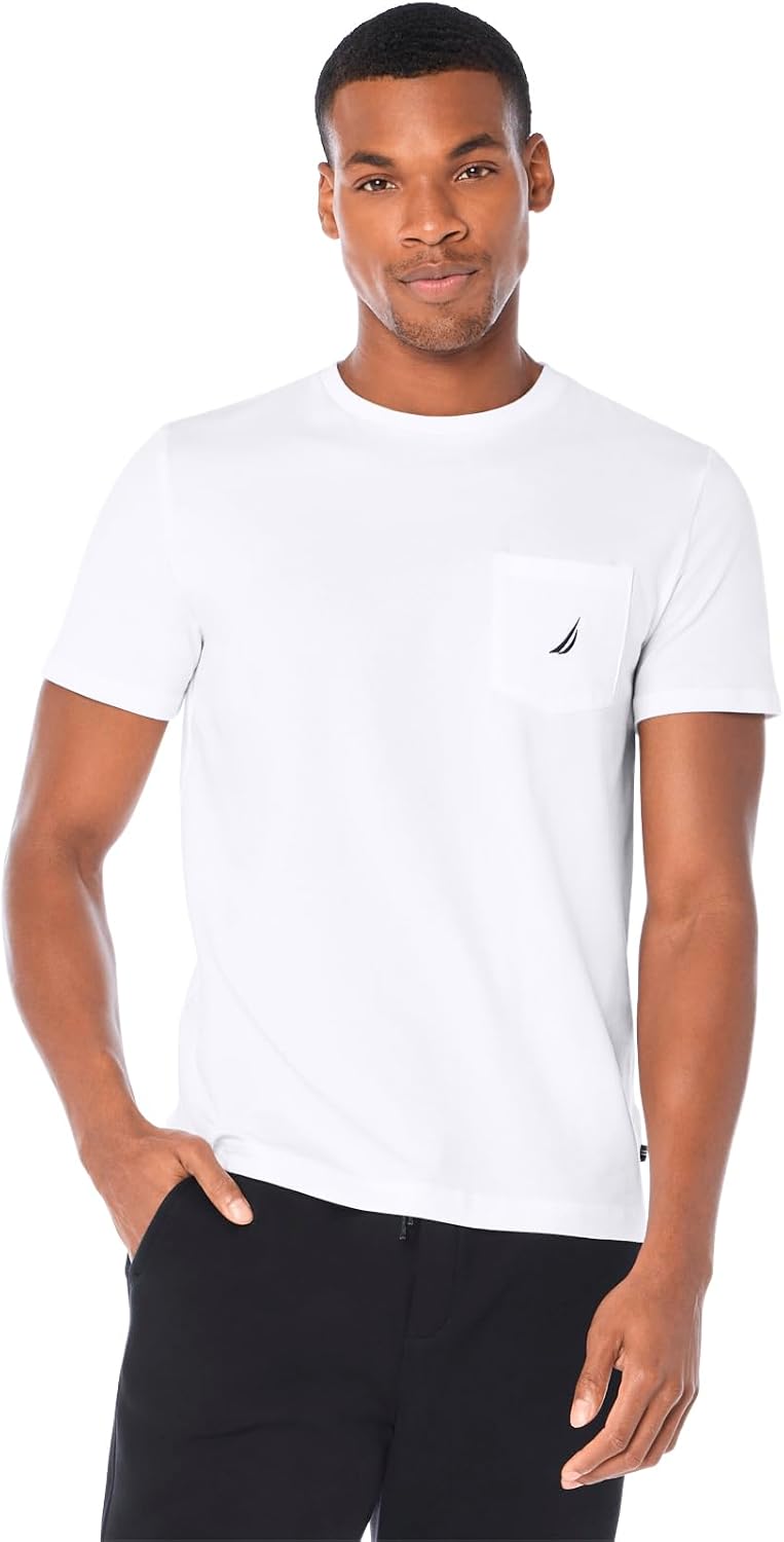 Nautica Men's Classic Fit Pocket T-Shirt for Everyday Comfort