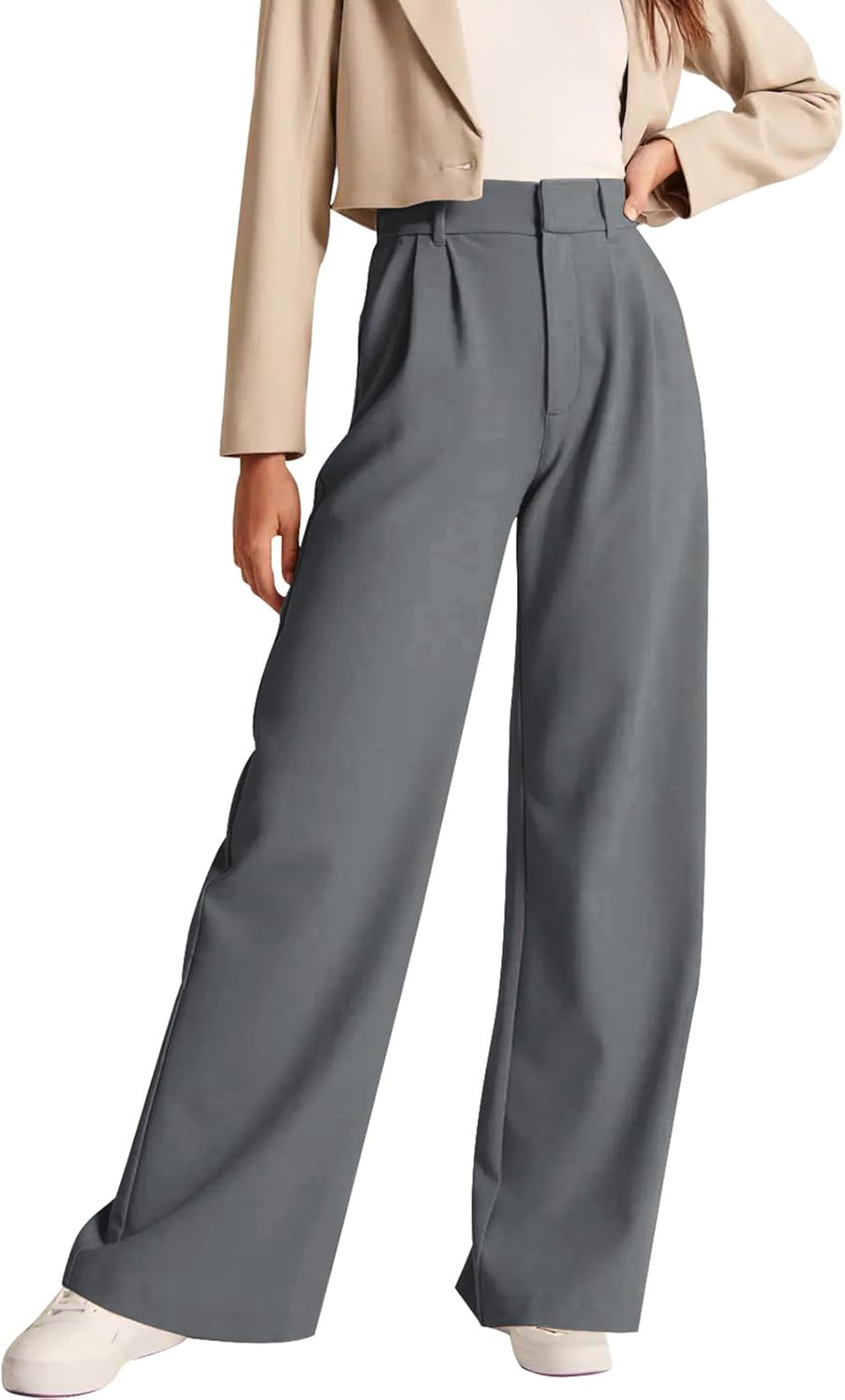 NIMIN High Waisted Work Pants for Women in Business Casual Style