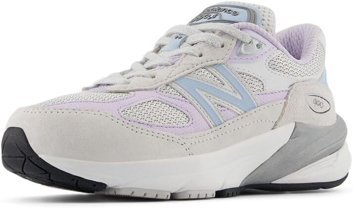 New Balance Kids' 990 V6 Lace-up Sneaker for Active Play