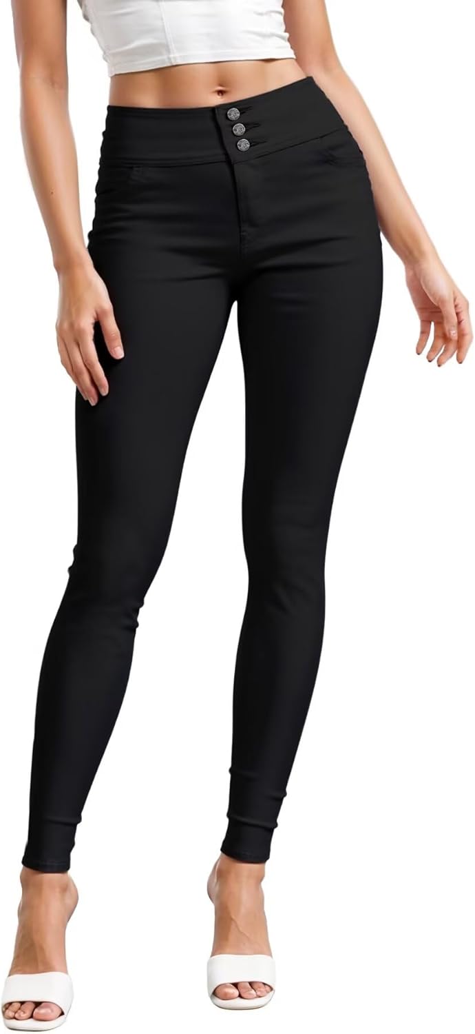 Hybrid & Company Women's Butt Lift Skinny High Waisted Denim Pants
