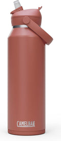 40oz Sierra Red Flip Straw Insulated Stainless Steel Bottle - Leak