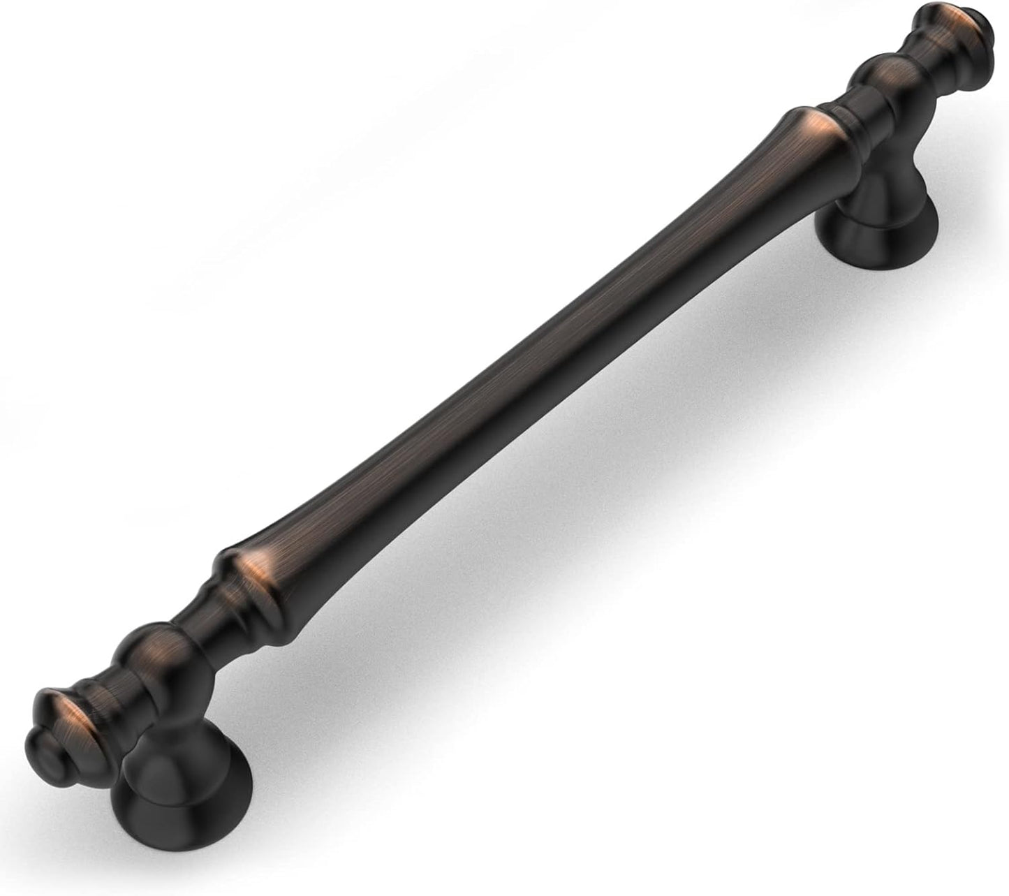 Amerdeco 10 Pack Oil Rubbed Bronze Cabinet Pulls for Kitchen