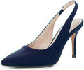 Womens Slingback Pointed Toe Stiletto Pumps - Classic Office & Party