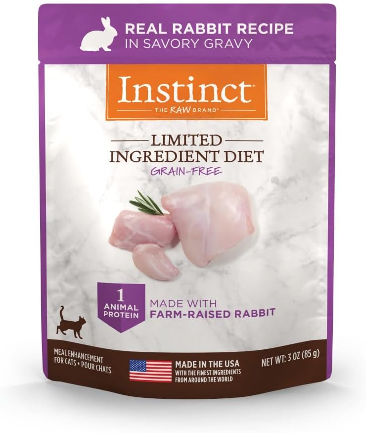 Instinct Limited Ingredient Diet Wet Cat Food Topper with Rabbit
