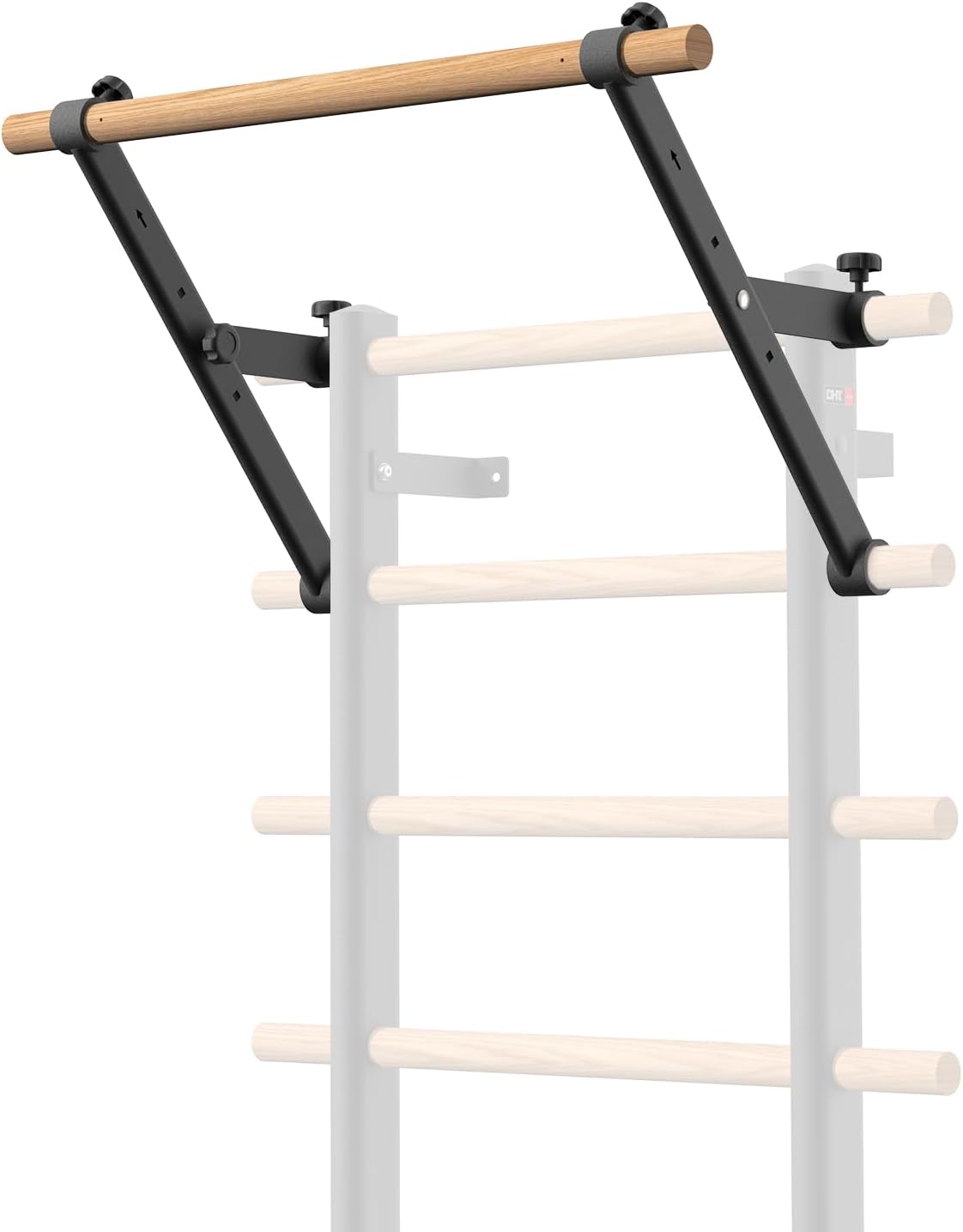DHT Wood Stall Bar Suspension Trainer for Home and Gym Use