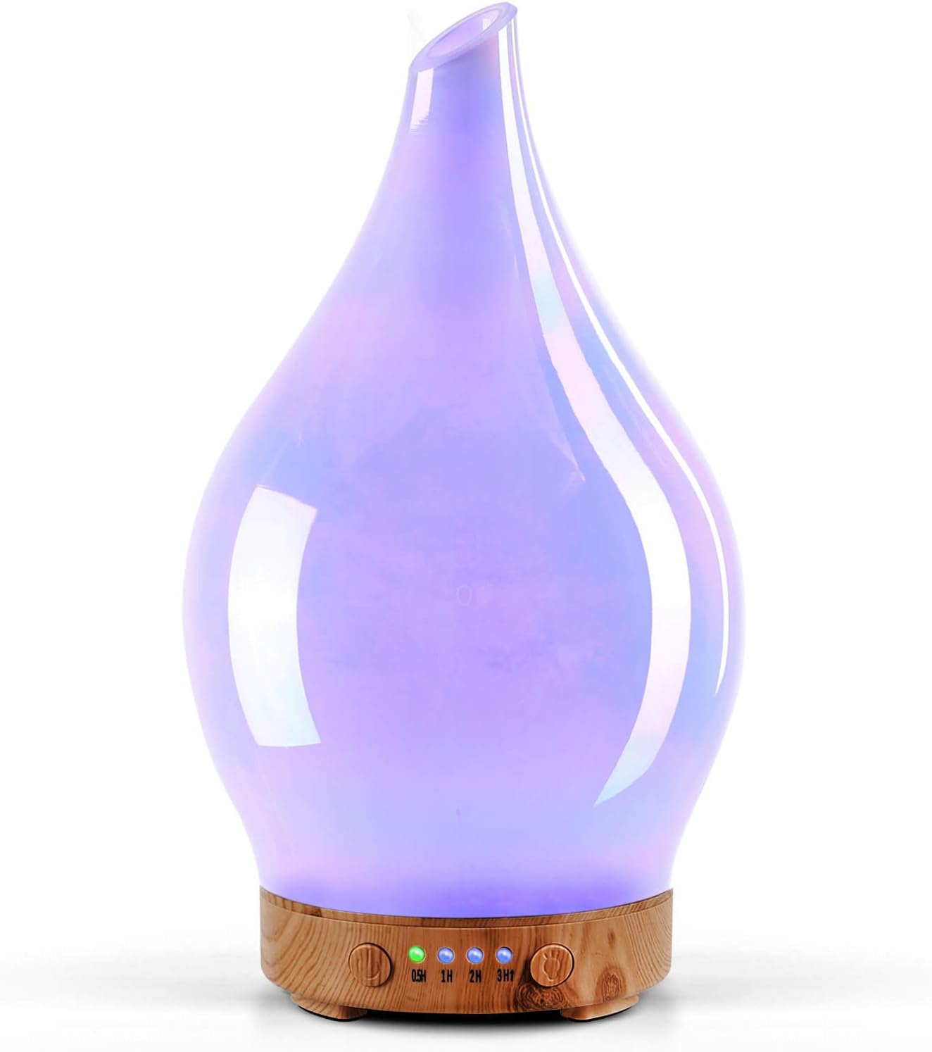 Porseme Glass Essential Oil Diffuser - Relaxing Aromatherapy | 4-Hour Run Time