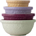 Mason Cash In The Meadow 4-Piece Mixing Bowl Set - Durable Floral