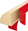 Flexible Quarter Round Molding Peel and Stick Rubber Trim 240in