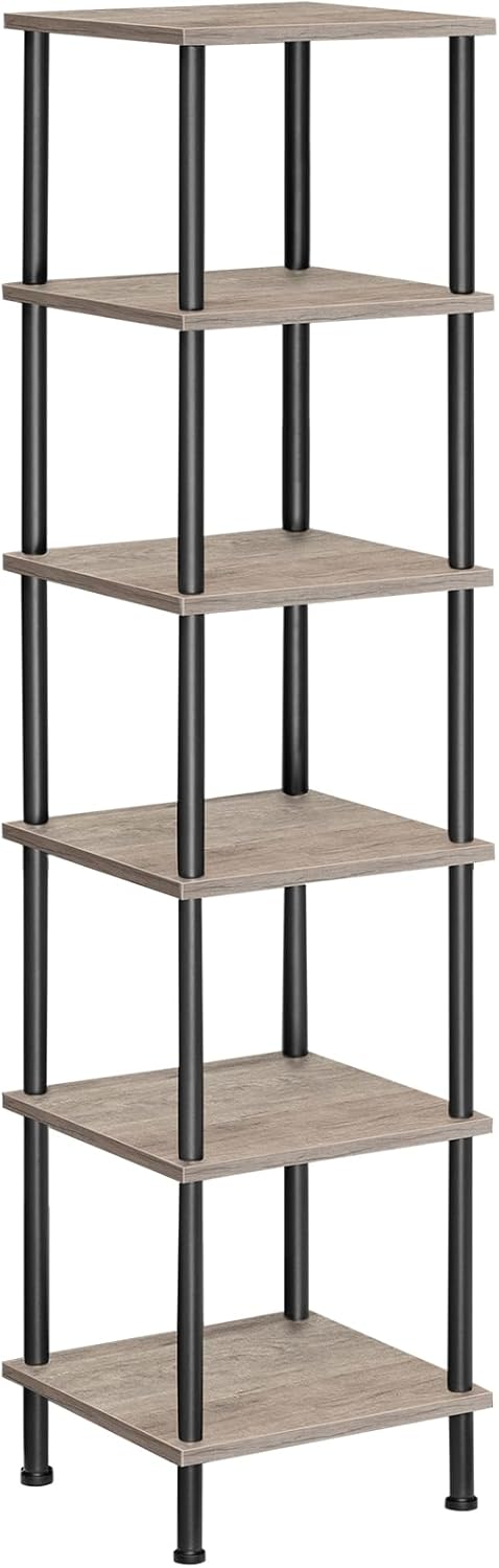 HOOBRO 6-Tier Corner Shelf for Small Spaces and Storage