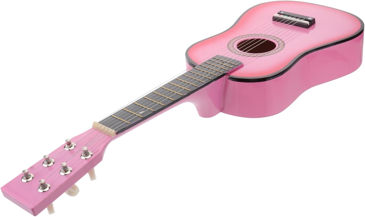 Beginner's Pink Acoustic Guitar - Perfect Gift for Music Learning