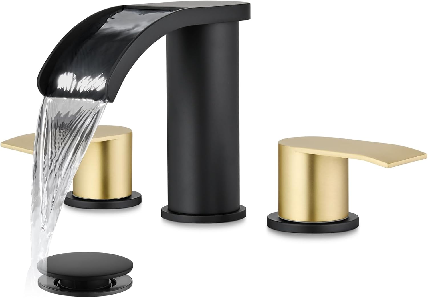 Gotonovo Waterfall 8 Inch Widespread Bathroom Faucet Set Review