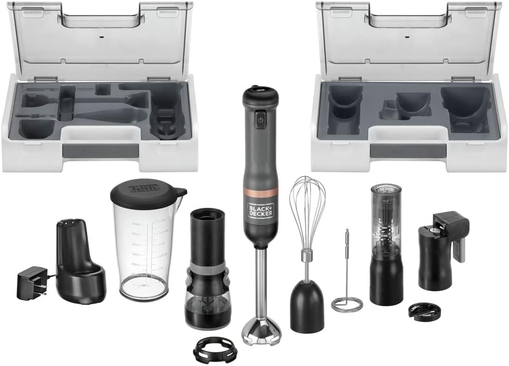 Black+Decker Cordless Kitchen Wand Blender - 6in1 Multi Tool