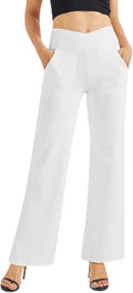 Women Wide Leg Yoga Pants with Pockets - Petite/Regular/Tall Fit