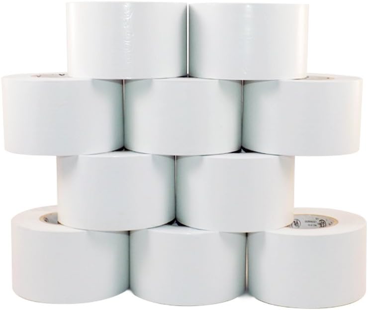 GGR Supplies T.R.U. EL-766AW White Electrical Tape Pack of 10