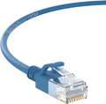 Cat6A Slim Ethernet Cable 5 ft Blue (20 Pack) - 10Gbps Performance