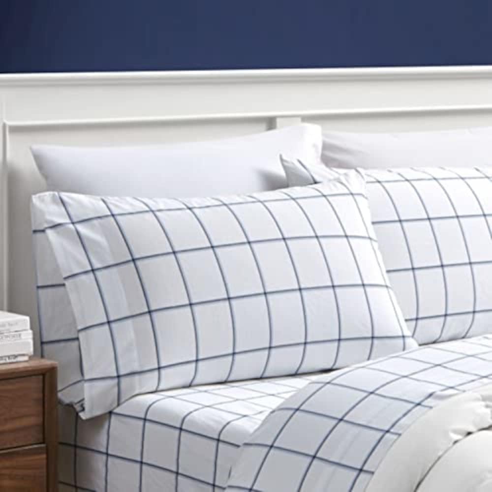 Nautica Twin XL Sheets Set - Crisp Cotton Percale Bedding