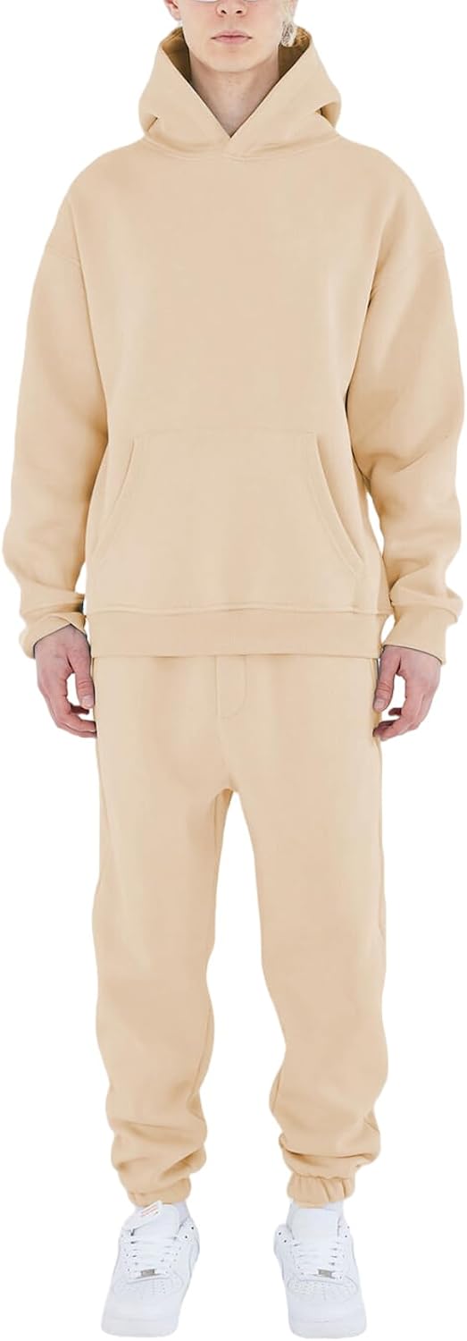 HHGKED Men's Sweatsuits 2 Piece Outfits for Casual Style