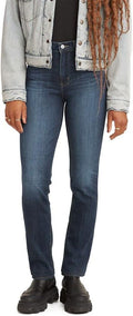 Levi's Womens 724 High Rise Skinny Jeans - Coated Rinse Look