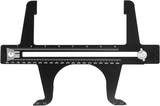 QWORK Professional Brake Measuring Tool - Precision Dual Scale
