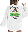 Ugly Christmas Sweatshirt for Women - Funny Crewneck Holiday Pullover