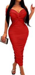 Modern Women's Bodycon Midi Dress - Best Choice for Events