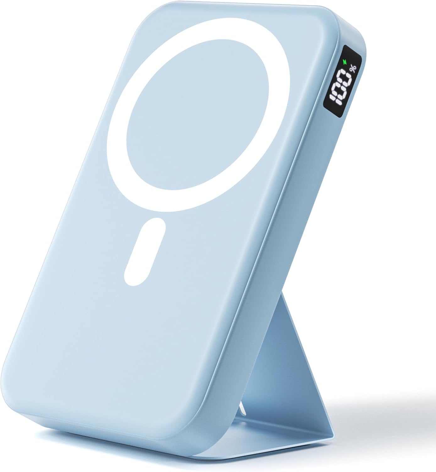 Magnetic Portable Charger 10000mAh with Fast Charging & Stand