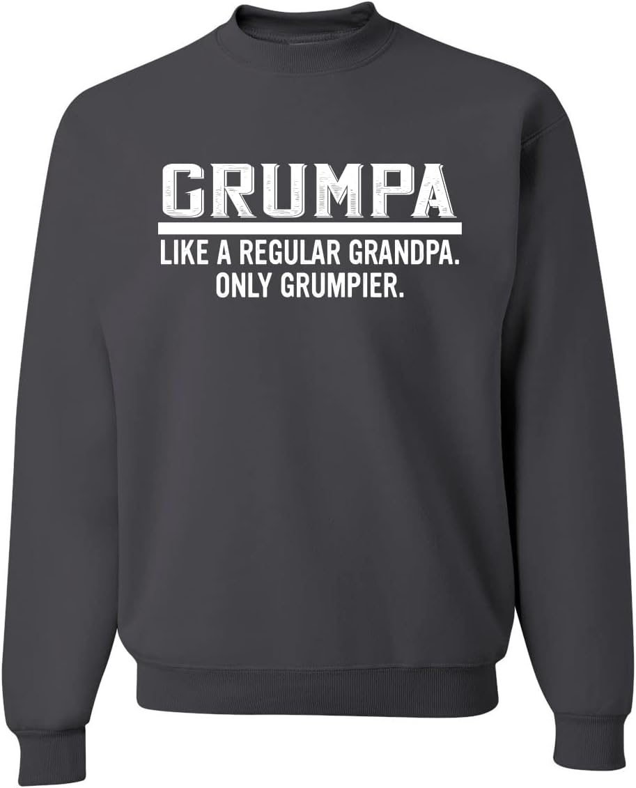 Grumpa Like A Regular Grandpa Only Grumpier Funny Sweatshirt