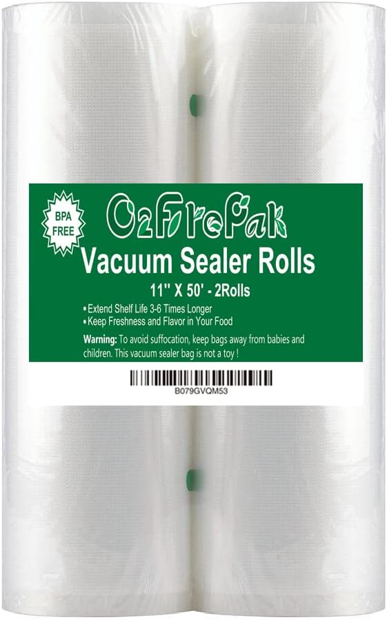 100 Ft | BPA Free Vacuum Sealer Bags | Versatile Cut-to-Size Rolls