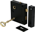 A29 2 3/8 in Backset Heavy Duty Cast Iron Rim Lock - Historic Look