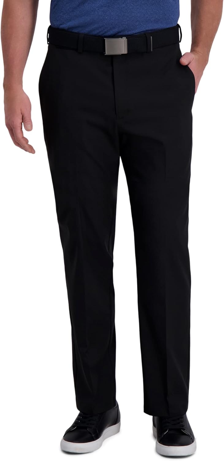 Haggar Mens Cool Right Performance Flex Classic Fit Pants