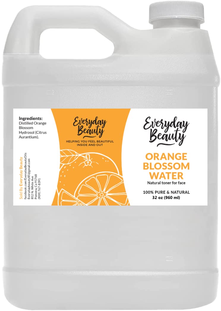 Orange Blossom Water Bulk 32 oz - All Natural Floral Toner