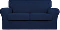 Easy-Going 3 Piece Stretch Couch Cover for Loveseat - Pet-Friendly Fit