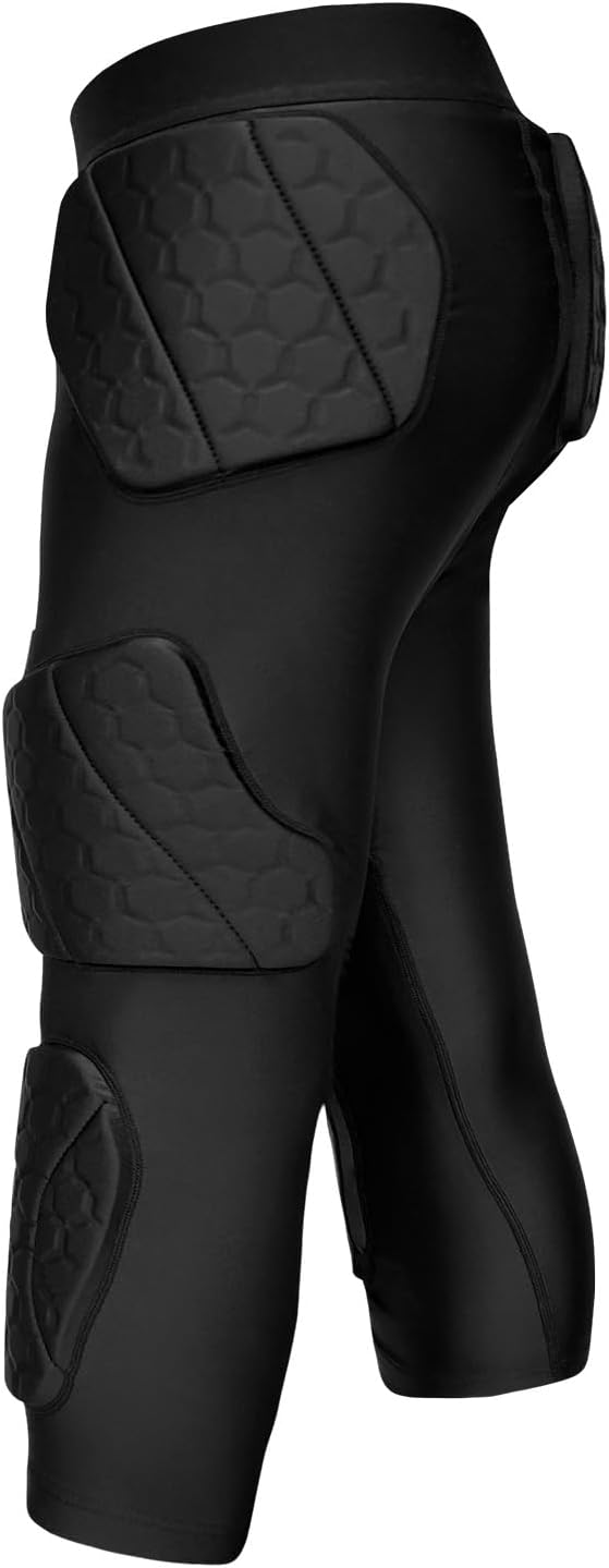 7 Pad Girdle Football Youth Compression Shorts for Sports